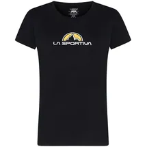 La Sportiva Footstep Tee Schwarz XS