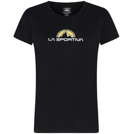 La Sportiva Footstep Tee Schwarz XS