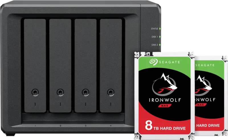 Preisvergleich Produktbild Synology DS423+ + Seagate Ironwolf 16TB (2 x 8TB)