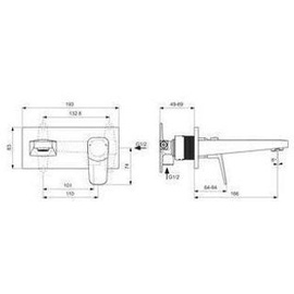 Ideal Standard Ceraplan Schwarz Matt