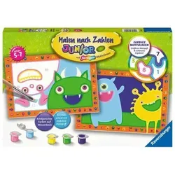 RAVENSBURGER 28941 Malen nach Zahlen Lustige Monster