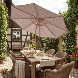 Sekey Sonnenschirm Ø 300 cm Taupe