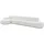 altdecor Ecksofa, Ottomane Links MARI-L3-v2 - 413x171x83 cm Weiß Bouclé