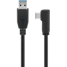 MicroConnect USB3.1CA3A 3 m, USB A USB C – USB-Kabel (3 m, USB 3.2 Gen 1), 5000 Mbit/s, schwarz)