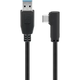 MicroConnect USB3.1CA3A 3 m, USB A USB C – USB-Kabel (3 m, USB 3.2 Gen 1), 5000 Mbit/s, schwarz)