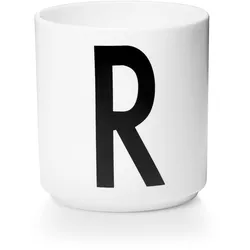 Design Letters - AJ Porzellan Becher R, weiß