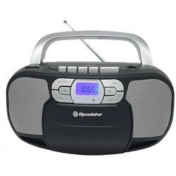 Roadstar Player mit CD-/Kassettenradio RCR-4635UMPBK (PLL, FM), Radio, Blau