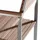 Beliani Gartenstuhl 6er Set 56 x 53 x 86 cm hellbraun/silber