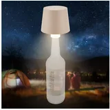 B.K.Licht Flaschenlampe Beige