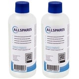 AllSpares Entkalker (2x 500ml) für Kaffeemaschinen geeignet für Delonghi EcoDecalk DLSC500 und AEG M3BICD200