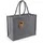 Westford Mill Jute Shopper Classic Schwarz 42 x 33 x 19 cm