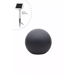 Solar Kugelleuchte Shining Globe Ø 60 (Solar/Anthrazit), inkl. Solarmodul und LED-Leuchtmittel