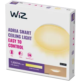 WIZ Adria 1-flg. rund weiß