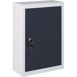 vidaXL Werkzeugschrank Metall 19x60x40 cm Grau/Schwarz