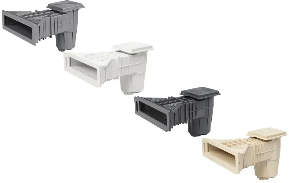 OKU Slim Skimmer Lux mit Messingbuchse,beige RAL1015
