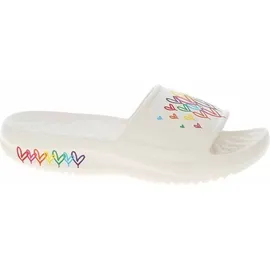 SKECHERS Foamies IN LOVE WITH LOVE mit Herzchen-Print Gr. 40 weiß - 60834712-40