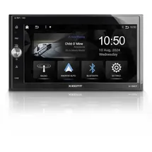 Xzent X-527 2-Din Autoradio, Multimediasystem mit 6,75“/17,1 cm Touchscreen, Mediencenter mit DAB+, USB, UKW, Apple CarPlay, Android Auto für PKWs oder Reisemobile
