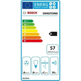 Bosch DWK67CM60 Kopffreihaube 60 cm