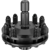 Wiltec Zapfwellen Kupplung 6 Zahn Keilwelle 1 3/8" AG