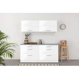 WIHO KÜCHEN Küchenzeile Cali 180 cm weiß