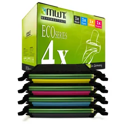 4 Mehrwegtoner kompatible Lasertoner ersetzt Samsung CLP-600A CLP-K600A CLP-C600A CLP-M600A CLP-Y600A Mehrfarbig