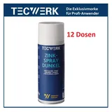 tecwerk Zinkspray dunkel 400ml dunkelgrau/staubgrau Spraydose TECWERK