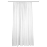 HOMEbasics 41694 Store/Gardine 'FLAMIO', transparenter Fertigstore, Farbe: Weiß, Größe:145 x 300 cm