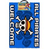 One Piece All Pirates Welcome Fußmatte multicolor