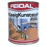 Feidal Flüssigkunststoff, zum Versiegeln und Beschichten von Betonböden, Farbton: Silbergrau RAL 7001 / 2,5 Liter
