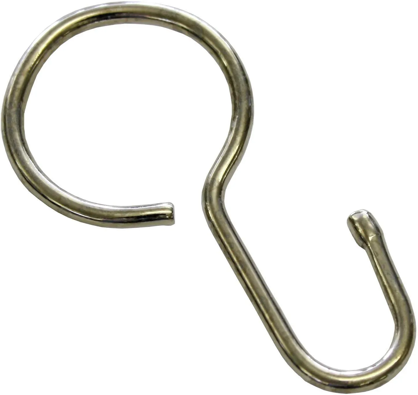 Seilklammern GARDINIA, grau (nickelfarben), 20 Stk., Metall, Gardinenbefestigungen, Serie Seilspanngarnitur
