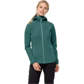 Jack Wolfskin GO HIKE, SOFTSHELL Women petrol M