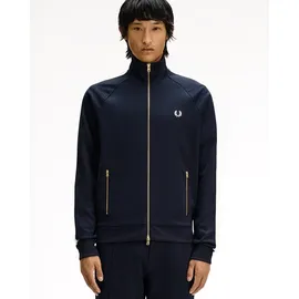 Fred Perry Cable Taped Track Jacket blau 2XL