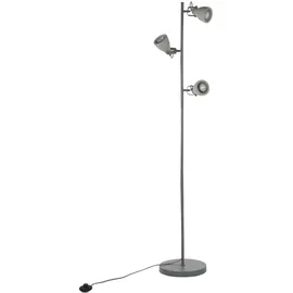 Beliani Stehlampe Beton hellgrau modern MISTAGO