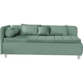 Alina ADA trendline Schlafsofa »Kiana«, Inklusive Bettkasten, Liegefläche 90/200 cm oder 100/200 cm, mit 5 Zierkissen und 1 Schlummerrolle, Seitenwand wahlweise links oder rechts