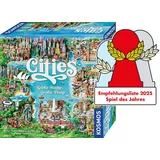 Kosmos 685096 Cities - Große Städte, große Pläne, Städtebauspiel, Brettspiel für 2-4 Spieler, Gesellschaftsspiel ab 10 Jahre
