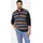 Charles Colby Troyer Pullover mit Streifendetails Dunkelblau 5XL