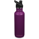 Klean Kanteen Classic Sport Cap Trinkflasche - Erwachsene Klean Kanteen-1008440 Flasche, Purple Potion, One Size