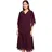 Vera Mont Chiffonstola mit Volant", in Strong aubergine), | Gr.: L