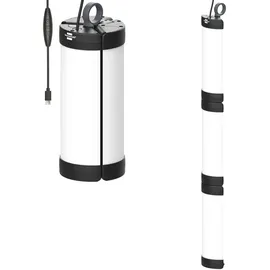 Brennenstuhl LED Vorzeltleuchte VL 500 (Hänge- und Stehlampe, 550lm, 5m USB C Kabel mit Schalter, IP54, dimmbar, Campinglampe mit Farbtemperaturstufen 2700K-6500K)