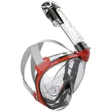 Cressi Duke Schnorchelmaske - Clear / Red - M-L