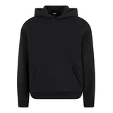 URBAN CLASSICS Fluffy Kapuzenpullover Black L