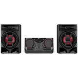 LG CK43N XBOOM, Soundsystem, 300 W, Bluetooth, USB, AUX-Eingang, Synchronisation, Partysteuerung, Equalizer, MP3-Player, leistungsstarkes Audio für Zuhause und Partys, Schwarz