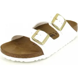 Birkenstock Arizona Birko-Flor Lack schmal patent white 36
