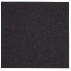 Snacking Servietten 2fach gefaltet 1/4 Recyclebar 330 mm Schwarz - 2000er Pack -. Fiesta