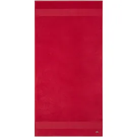 Lacoste LLECROCO Handtuch 70 x 140 cm rot