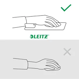 Leitz Mousepad mit Handgelenkauflage dunkelgrau