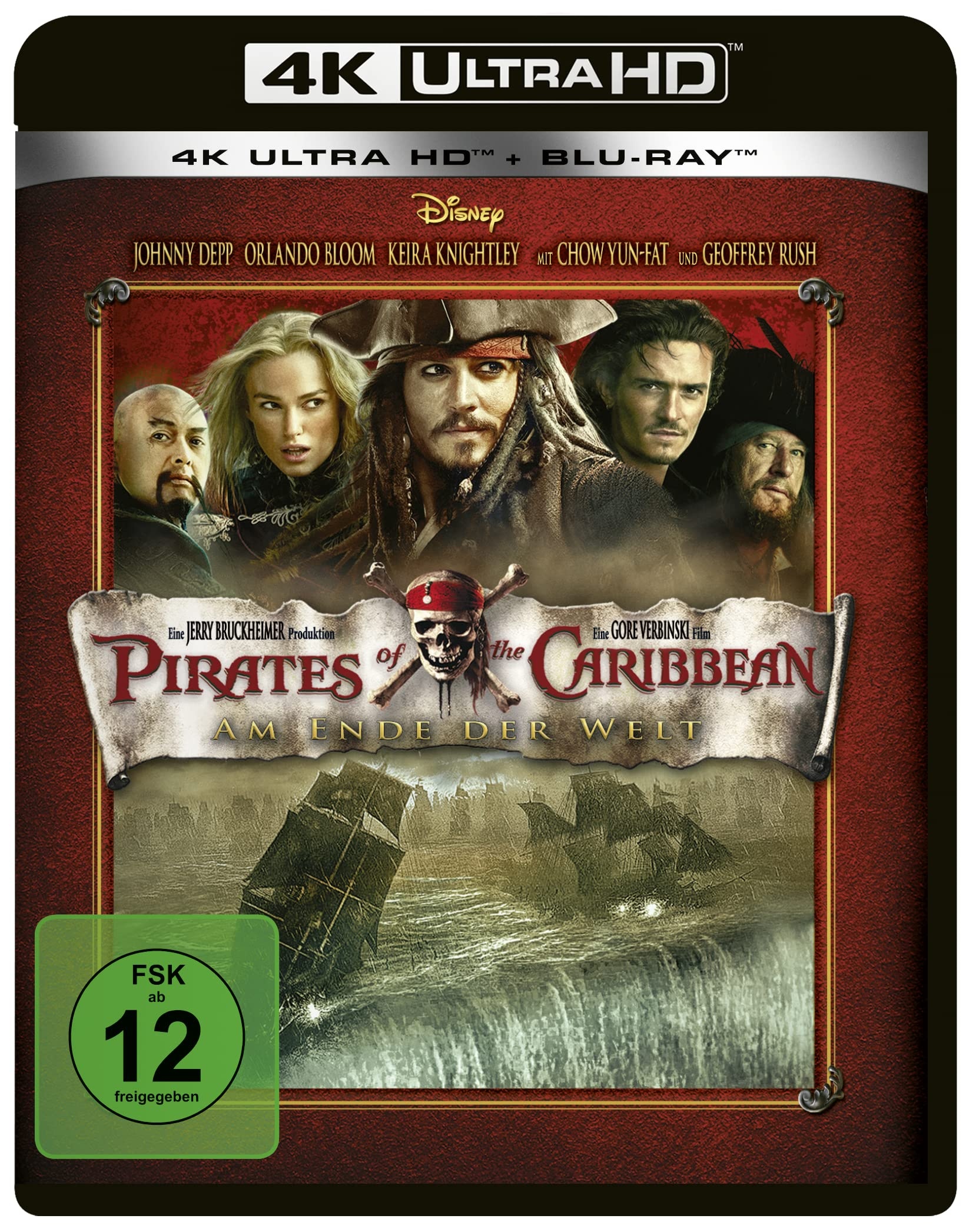 Pirates of the Caribbean 3 - Am Ende der Welt (4K Ultra HD) (+ Blu-ray 2D)