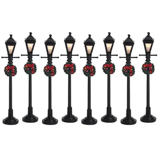 Lemax - Gas Lantern Street Lamp Set of 8, Cod. 64500