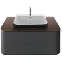 Duravit Waschtischunterschrank 2 Auszüge 100 x 40,8 x 55 cm Grau