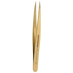 Tweezerman Ultra Precision Point Tweezer - Spitz, Gold Pinzette 
